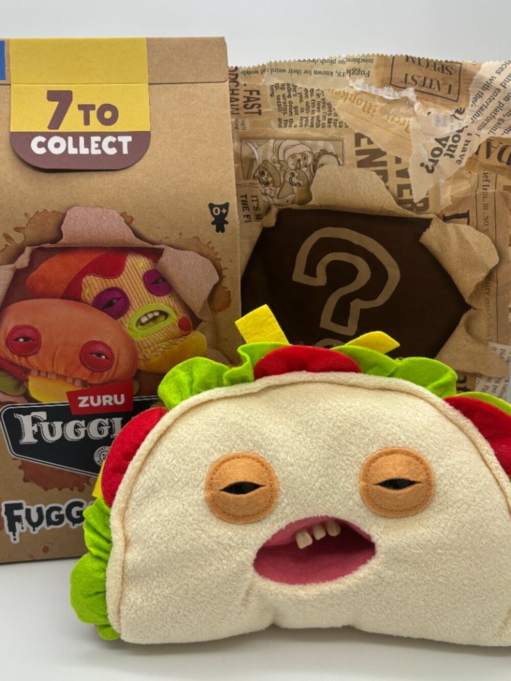 Fuggler Fuggalicious TACO Funny Ugly Monster 9" Collectible Stuffed Plush Toy